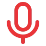 Simple microphone graphic illustration